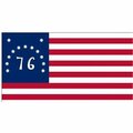 Perfectpatio 5 x 8 ft. Nylon - Glo Bennington Sewn Flag PE3754654